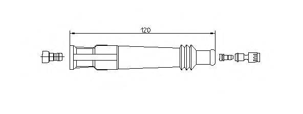 BREMI 132265 Виделка, свічка запалювання