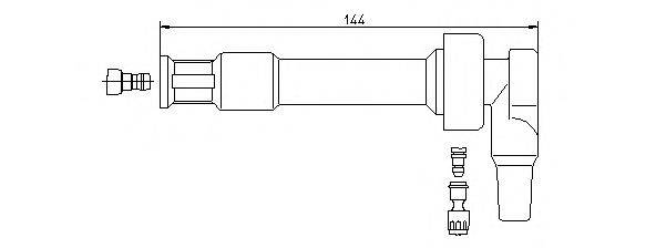 BREMI 132465 Виделка, свічка запалювання