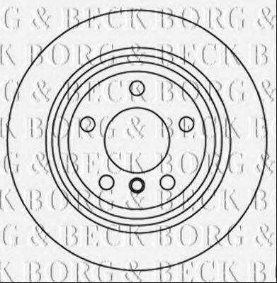 гальмівний диск BORG & BECK BBD5259