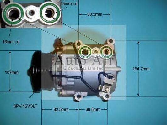 Компресор, кондиціонер AUTO AIR GLOUCESTER 14-0325P