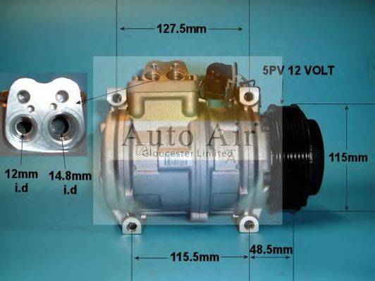 Компресор, кондиціонер AUTO AIR GLOUCESTER 14-0750 Компресор, кондиціонер AUTO AIR GLOUCESTER 14-0750