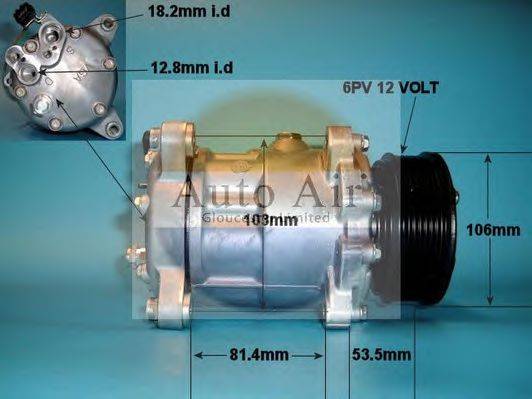 Компресор, кондиціонер AUTO AIR GLOUCESTER 14-1236 Компресор, кондиціонер AUTO AIR GLOUCESTER 14-1236