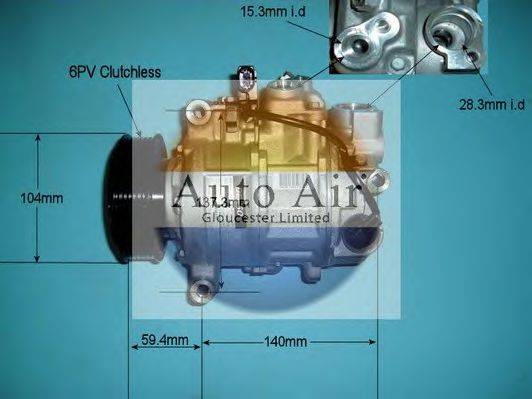 Компресор, кондиціонер AUTO AIR GLOUCESTER 14-9721 Компресор, кондиціонер AUTO AIR GLOUCESTER 14-9721