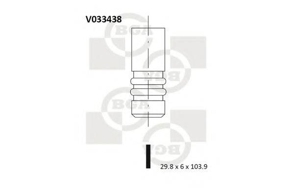 Выпускной клапан BGA V033438