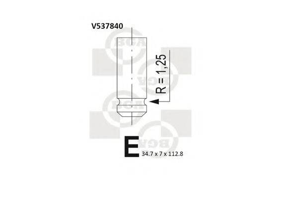 Впускний клапан BGA V537840