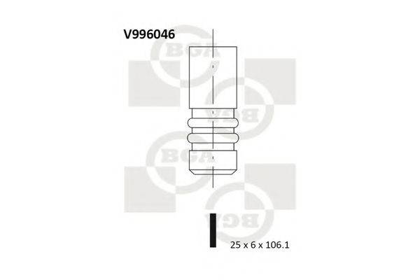 Випускний клапан BGA V996046