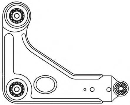 Важіль незалежної підвіски колеса, підвіска колеса FRAP 1530
