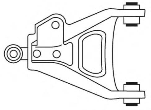 Важіль незалежної підвіски колеса, підвіска колеса FRAP 1993