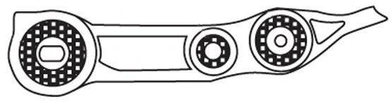 Важіль незалежної підвіски колеса, підвіска колеса FRAP 2586