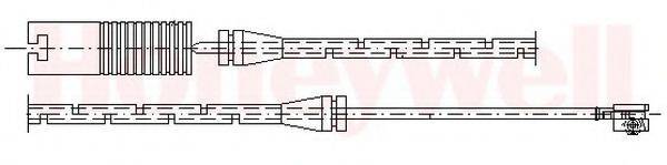 BENDIX 581331 Сигналізатор, знос гальмівних колодок