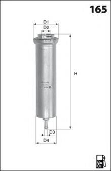 LUCAS FILTERS LFDF127 Паливний фільтр