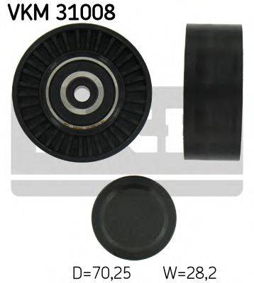 Паразитний / провідний ролик, полікліновий ремінь SKF VKM 31008