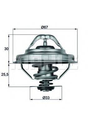 BEHR TX2888D Термостат, що охолоджує рідину