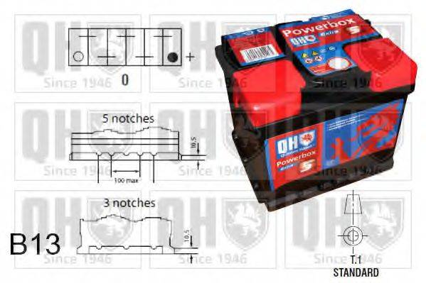 QUINTON HAZELL QBT0195 Стартерна акумуляторна батарея