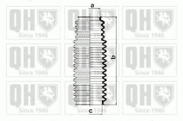 QUINTON HAZELL QG1381 Комплект пильника, рульове управління