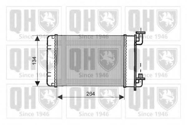 QUINTON HAZELL QHR2043 Теплообмінник, опалення салону
