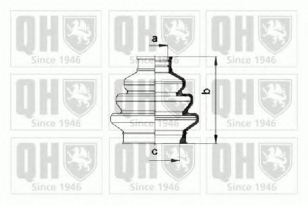 QUINTON HAZELL QJB944 Комплект пильника, приводний вал