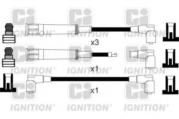 QUINTON HAZELL XC468 Комплект дротів запалення