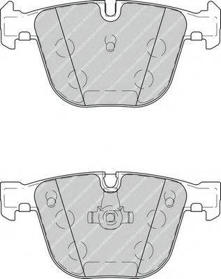 Комплект тормозных колодок, дисковый тормоз FERODO FDB4259