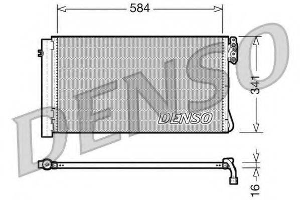 DENSO DCN05012 Конденсатор, кондиціонер