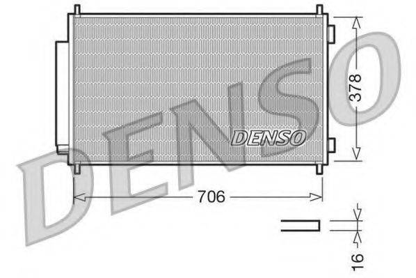 Конденсатор, кондиціонер DENSO DCN40002