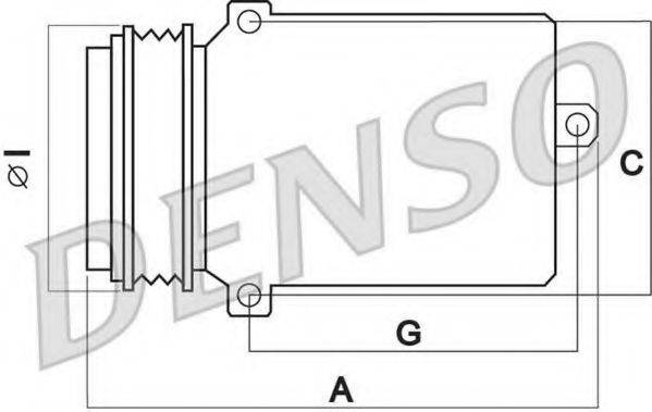 DENSO DCP05014 Компресор, кондиціонер