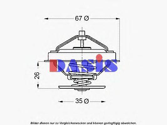 AKS DASIS 751931N Термостат, що охолоджує рідину