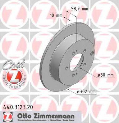 Тормозной диск ZIMMERMANN 440.3123.20