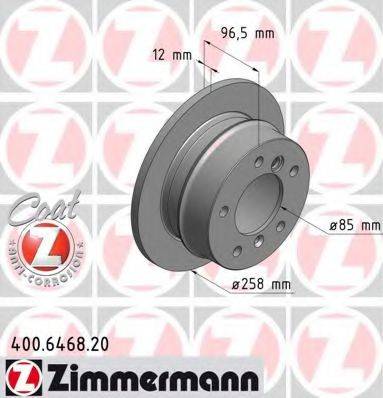 Тормозной диск ZIMMERMANN 400.6468.20