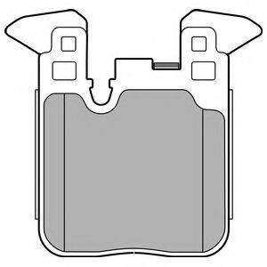 DELPHI LP2660 Комплект тормозных колодок, дисковый тормоз