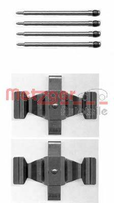 Комплектующие, колодки дискового тормоза METZGER 109-1643