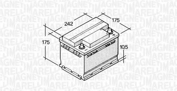 MAGNETI MARELLI 067129000003 Стартерна акумуляторна батарея