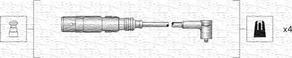 MAGNETI MARELLI 941318111164 Комплект дротів запалення