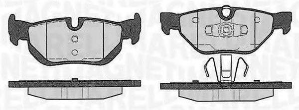 MAGNETI MARELLI 363916060149 Комплект гальмівних колодок, дискове гальмо