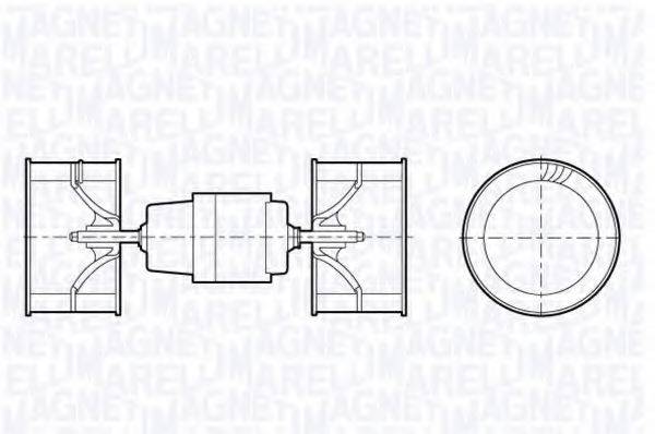 Вентилятор салону MAGNETI MARELLI 069412670010